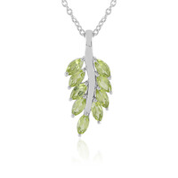 Peridot Silver Necklace