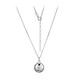 White Topaz Silver Necklace