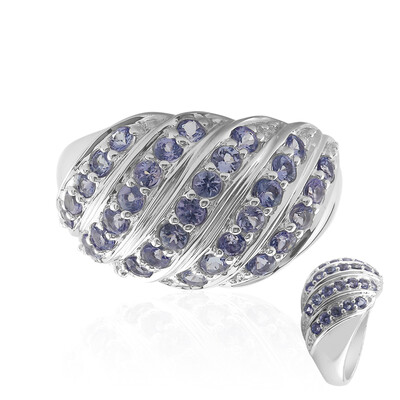 Tanzanite Silver Ring