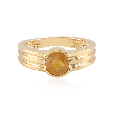 Madagascar Yellow Sapphire Silver Ring