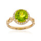 14K Dashihe Peridot Gold Ring (CIRARI)