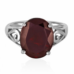 Mozambique Garnet Silver Ring