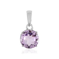 Rose de France Amethyst Silver Pendant