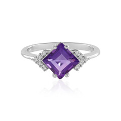 Moroccan Amethyst Silver Ring