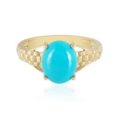 9K Sleeping Beauty Turquoise Gold Ring