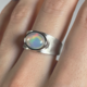 Welo Opal Silver Ring