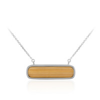 Natural Bamboo Silver Necklace (TPC)