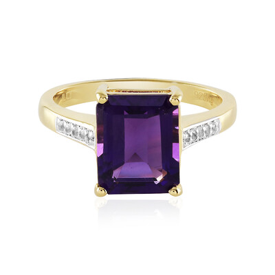 Zambian Amethyst Silver Ring