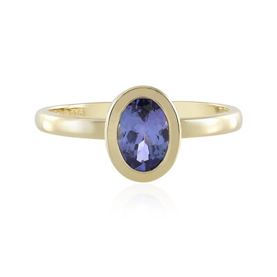 9K AAA Tanzanite Gold Ring