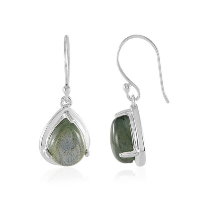 Labradorite Silver Earrings