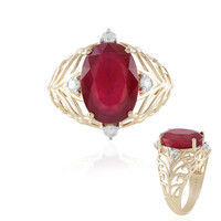 9K Madagascar Ruby Gold Ring (SUHANA)