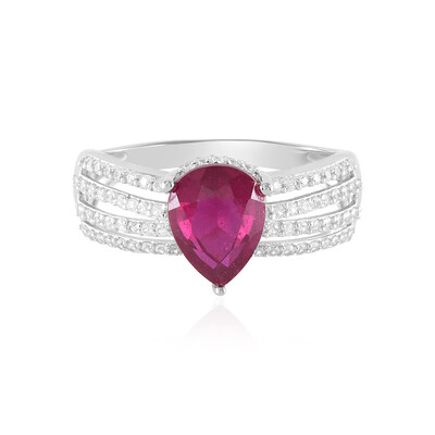 Madagascar Ruby Silver Ring (de Melo)