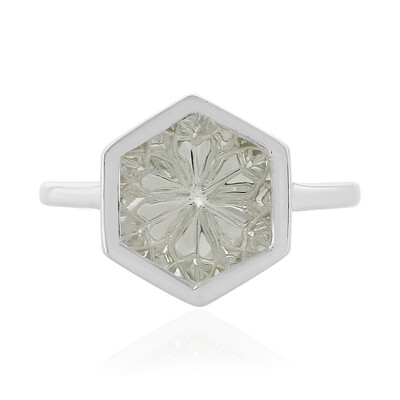 White Topaz Silver Ring (MONOSONO COLLECTION)