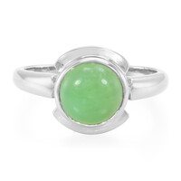 Imperial Chrysoprase Silver Ring