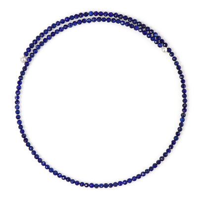 Lapis Lazuli Steel Choker (Riya)