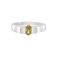 Sphene Silver Ring