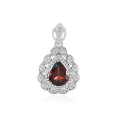 Mozambique Garnet Silver Pendant