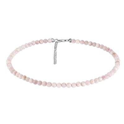 Kunzite Silver Necklace