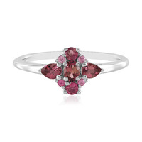 Brazilian Pink Tourmaline Silver Ring