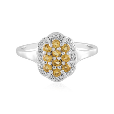 Citrine Silver Ring