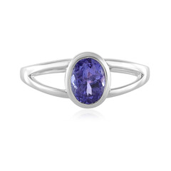 Tanzanite Silver Ring (Adela Silber)