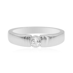 White Topaz Silver Ring