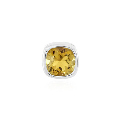 Citrine Silver Pendant (MONOSONO COLLECTION)