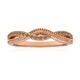 9K SI1 Argyle Rose De France Diamond Gold Ring (Annette)