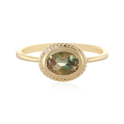 9K Oregon Sunstone Gold Ring