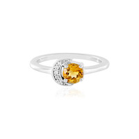 Citrine Silver Ring