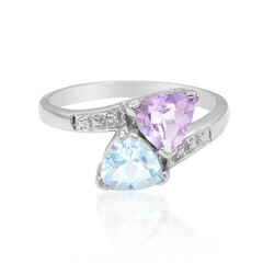 Sky Blue Topaz Silver Ring