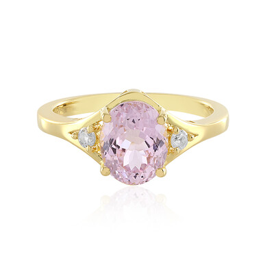 Kunzite Silver Ring