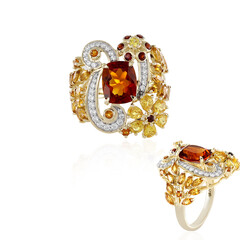 9K Madeira Citrine Gold Ring (D'vyere)