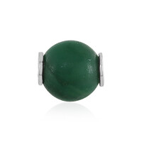 African Jade Silver Pendant