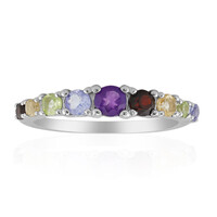 Zambian Amethyst Silver Ring