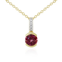 Malawi Garnet Silver Necklace