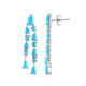 Sleeping Beauty Turquoise Silver Earrings (Faszination Türkis)