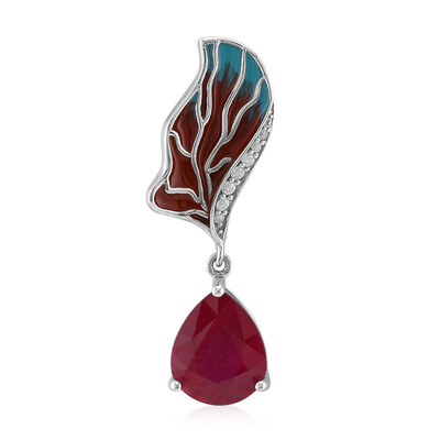 Bemainty Ruby Silver Pendant (SAELOCANA)