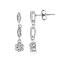 Zircon Silver Earrings