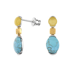 Turquoise Silver Earrings