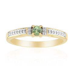 9K Madagascan Demantoid Gold Ring