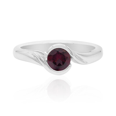 Rhodolite Silver Ring