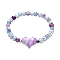 Bi Colour Fluorite Bracelet