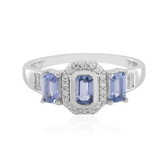 Ceylon Blue Sapphire Silver Ring