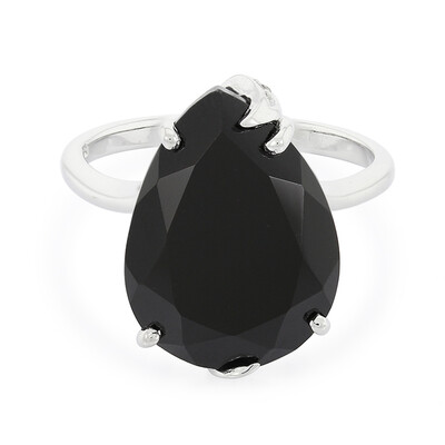 Black Onyx Silver Ring