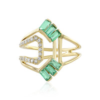 9K Colombian Emerald Gold Ring (de Melo)