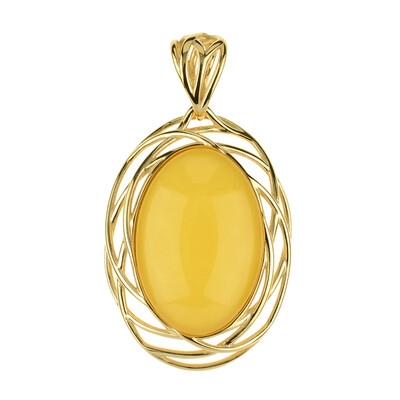 Baltic Amber Silver Pendant (dagen)