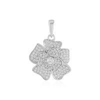 Zircon Silver Pendant