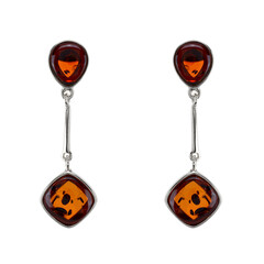 Baltic Amber Silver Earrings