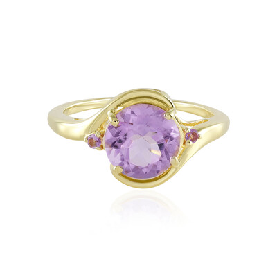 Rose de France Amethyst Silver Ring